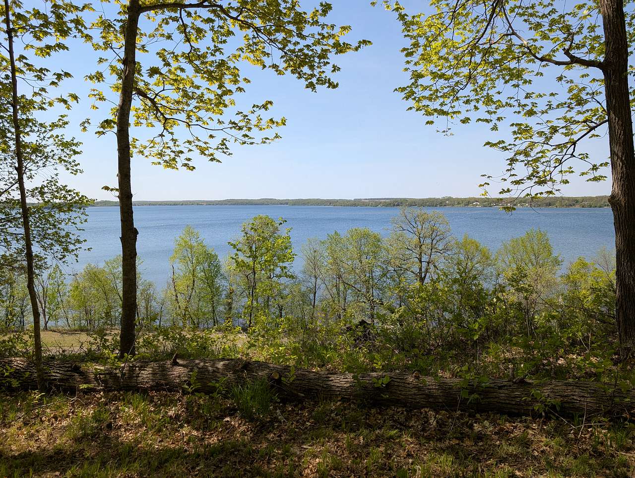 Lake view from The Peak campsite.