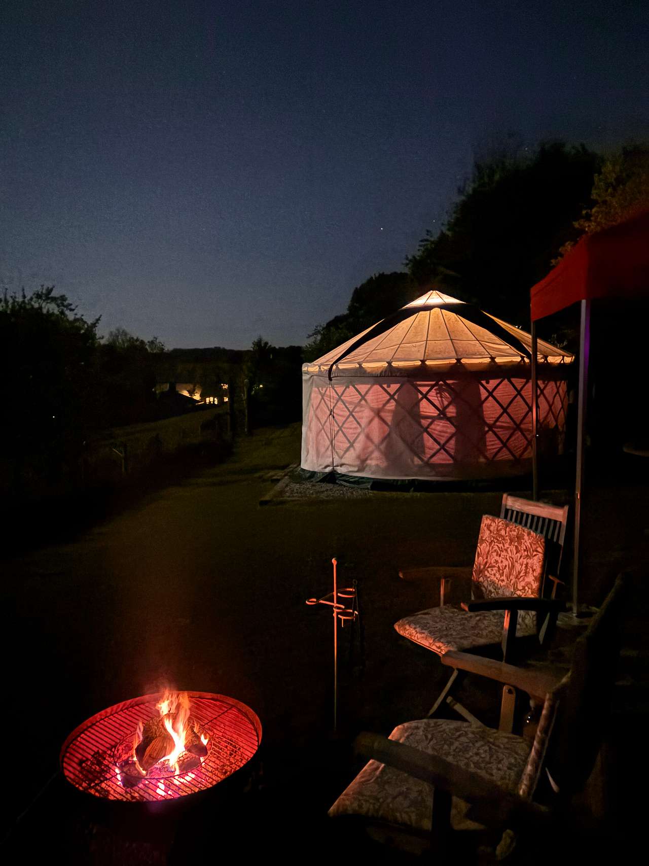 Yurt in the Orchard