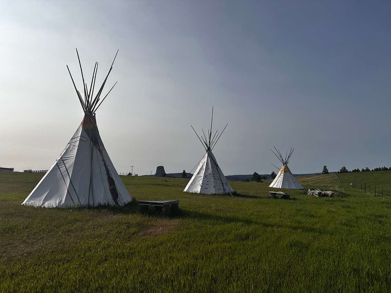 Devils Tower Tipi Camping