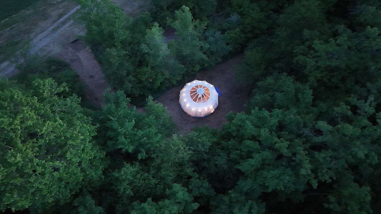 Yurt Glamping Tents + Farm Animals