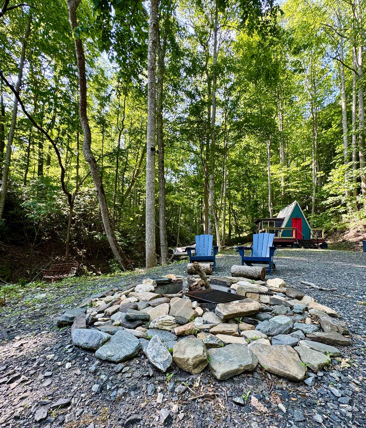 A Tiny A-Frame 15 acres creek front