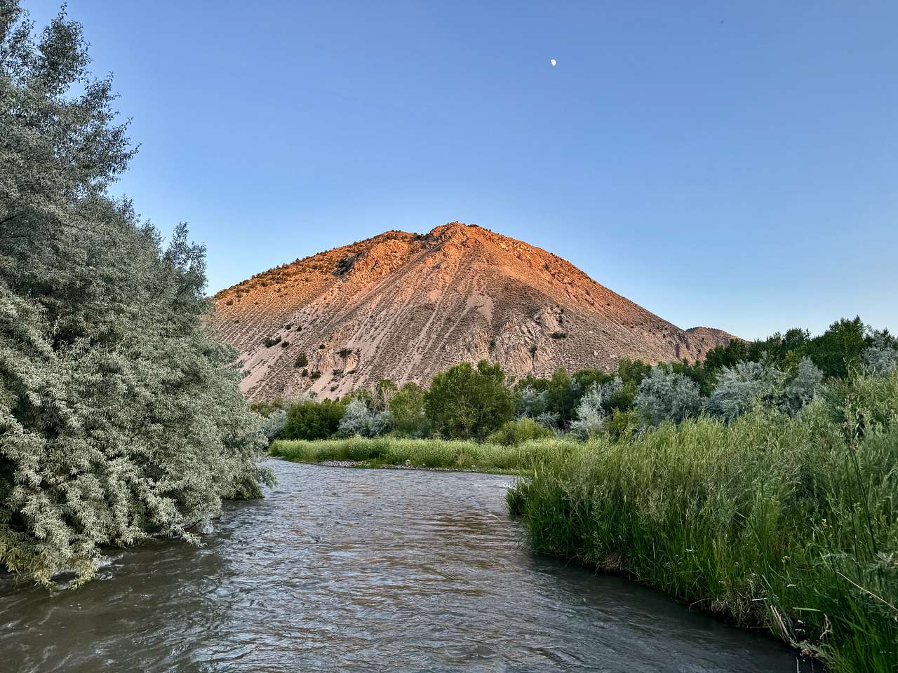 Creek north view