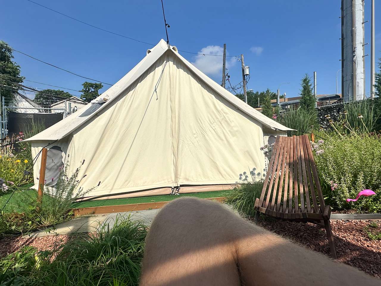 Glamp Chicago Yurt Urban Campsite
