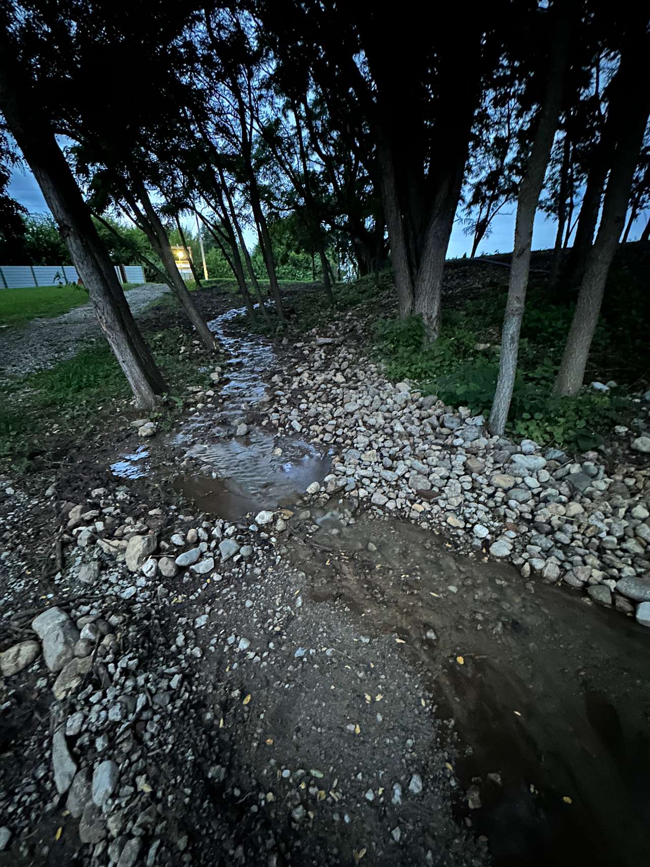 Stream being newly installed 