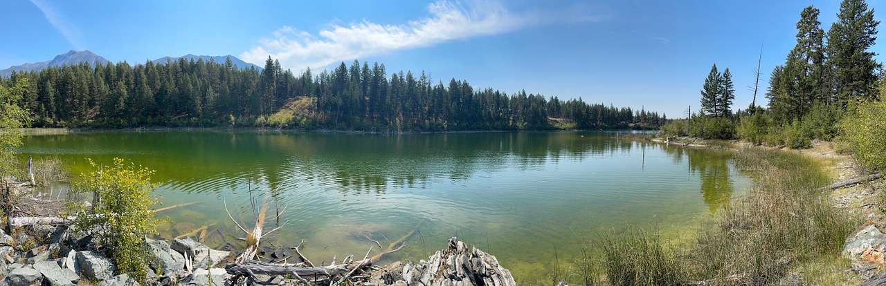 Larger lake 