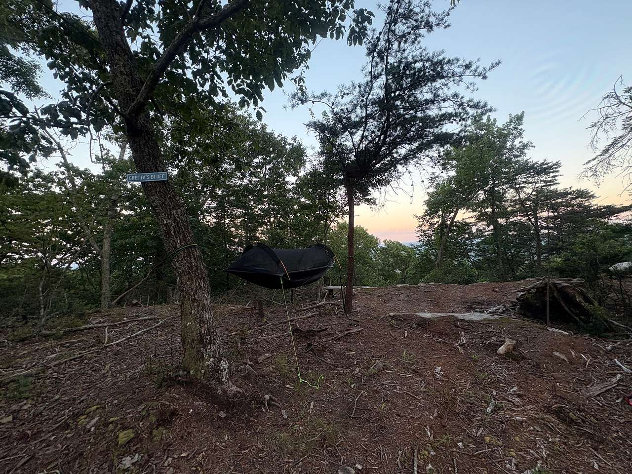Creekside Bluff Primitive Camping
