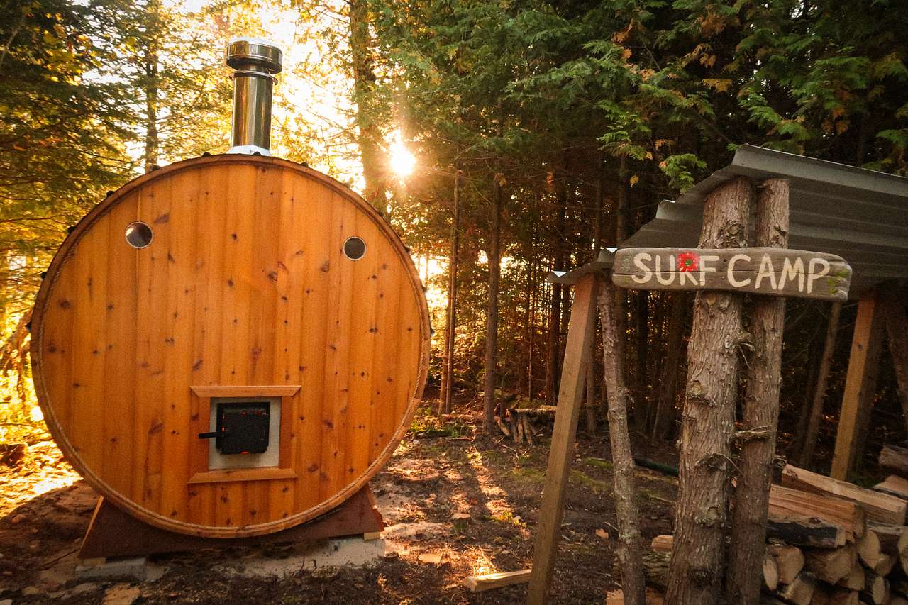 Lake Michigan Sauna + Surf Camp