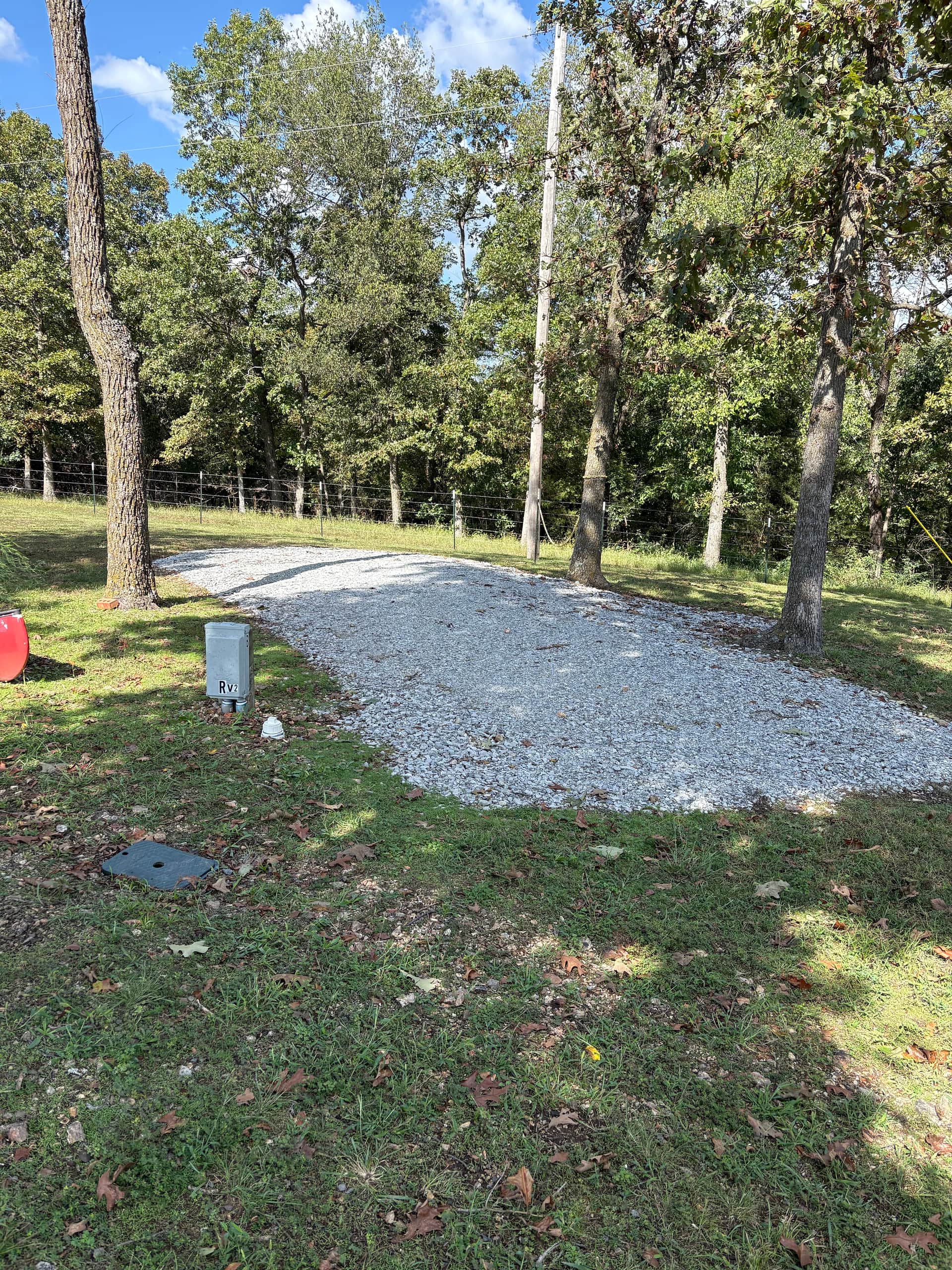 This gravel area is 2B