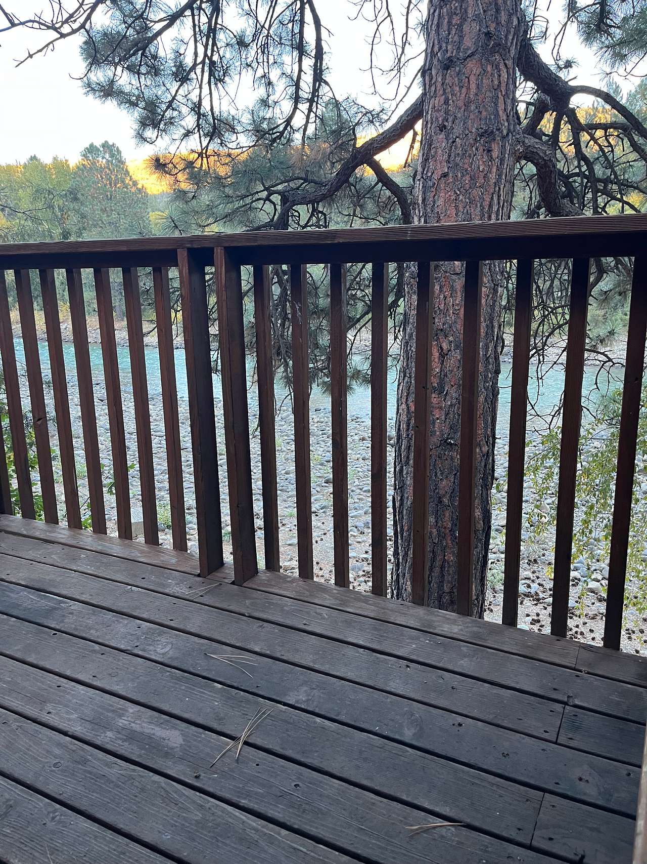 View from our cabin 