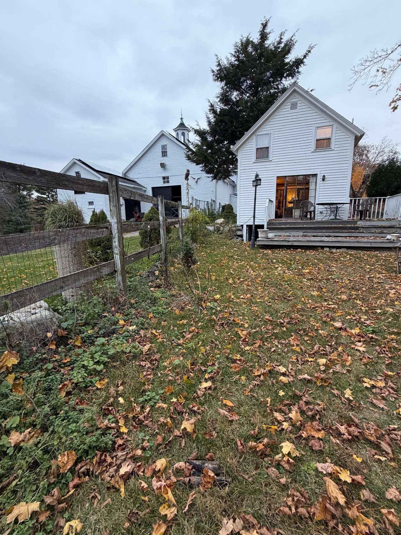 view of the back of the cottage