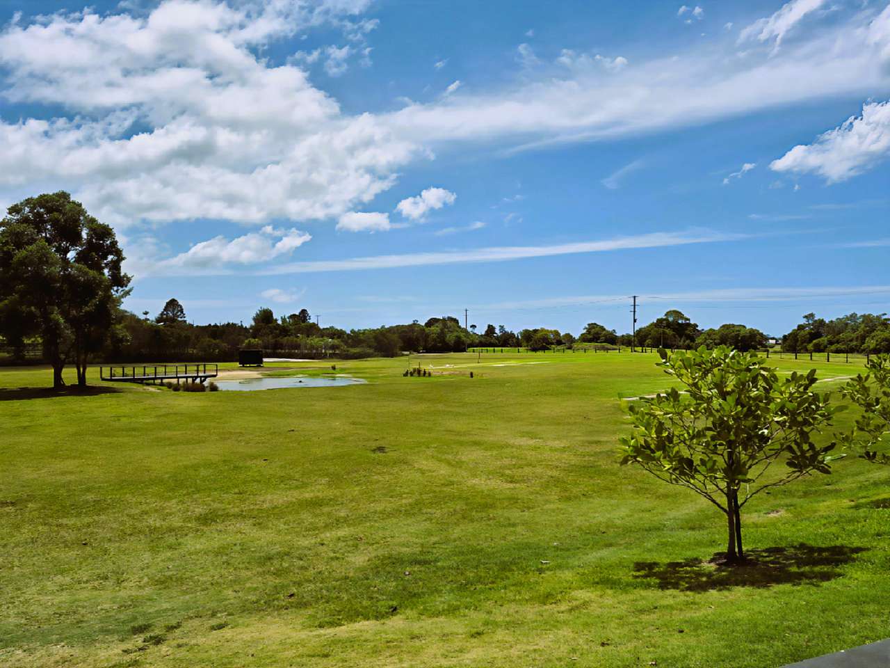 View from main property towards the dam where Sites 5, 6, 7 & 8 are located. 