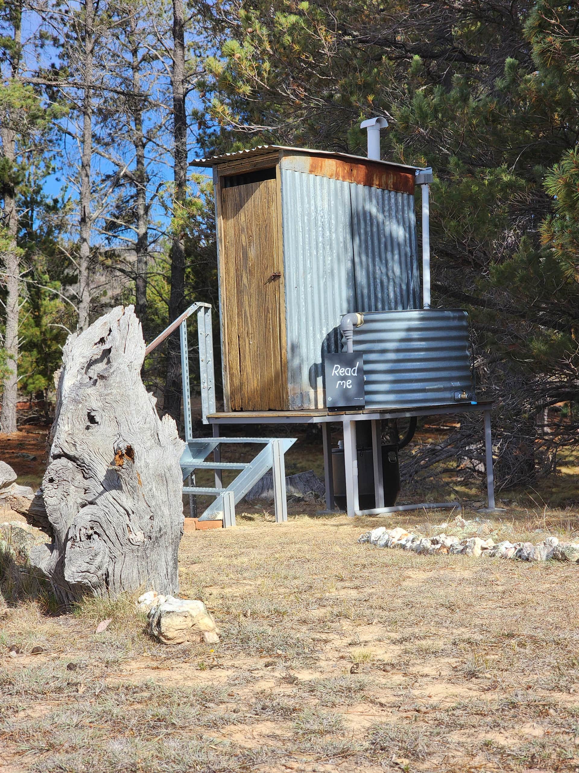 Campground composting toilet