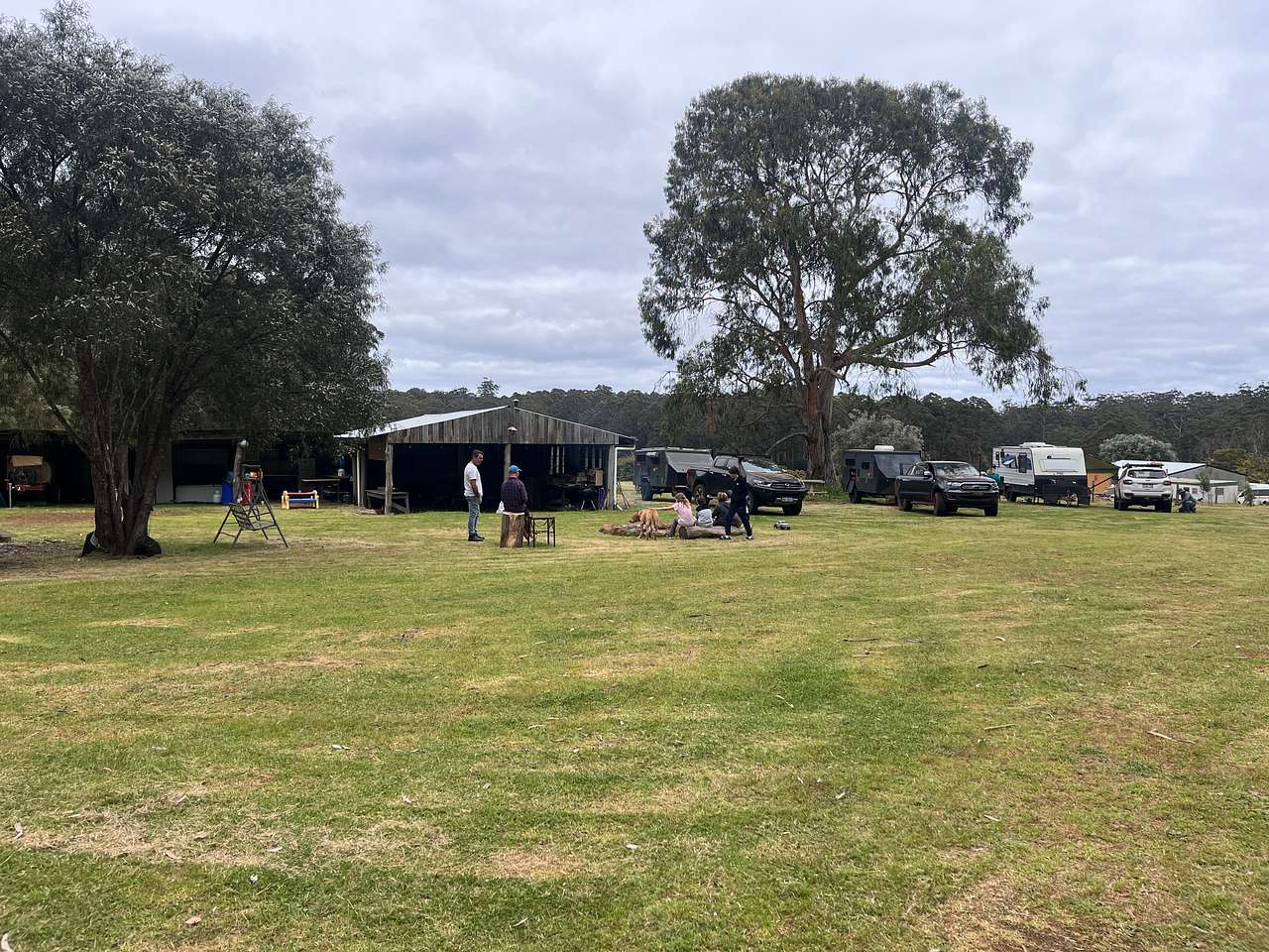 Plenty of places to pull up your self contained camper.