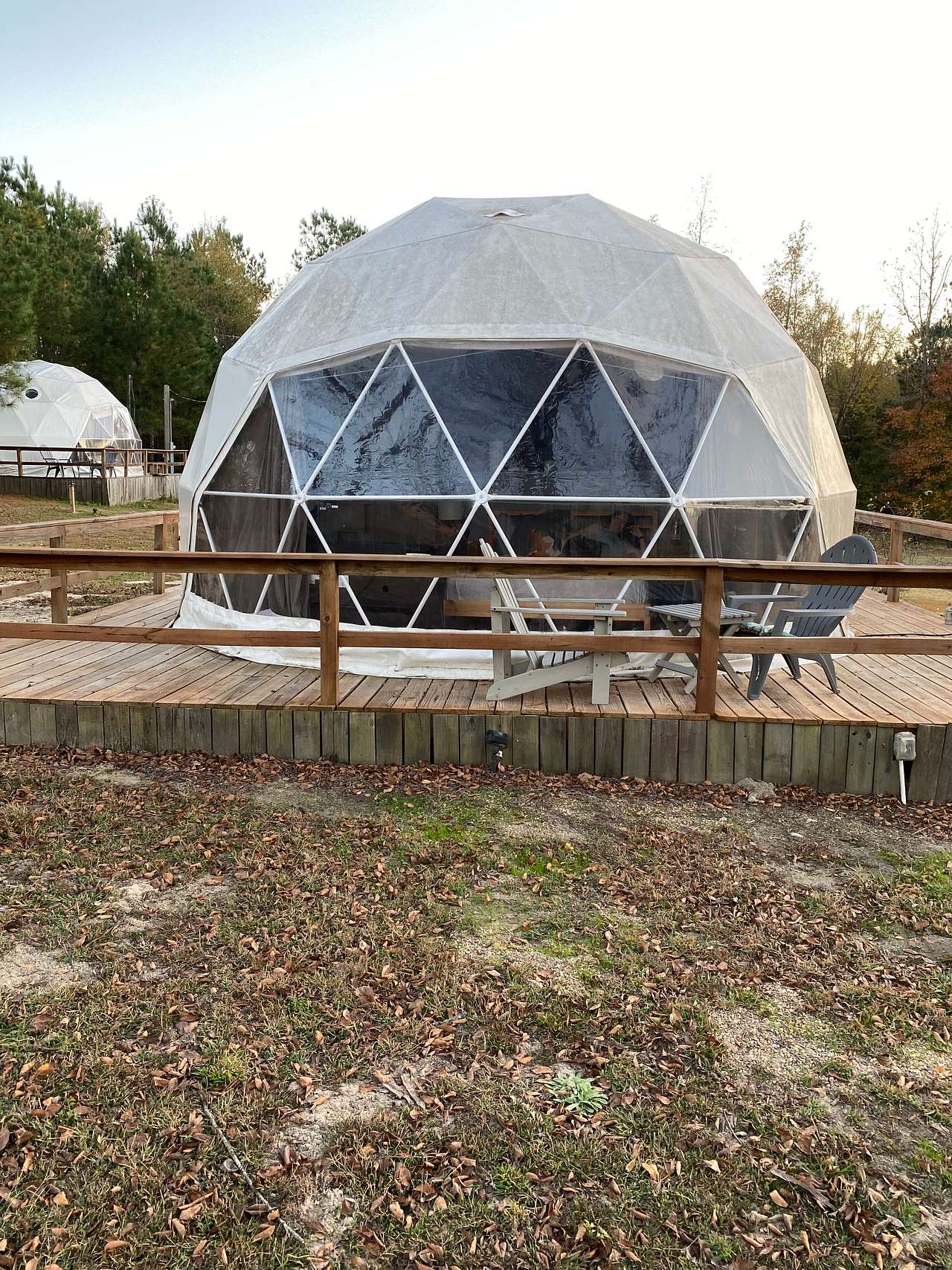 View of the deck
