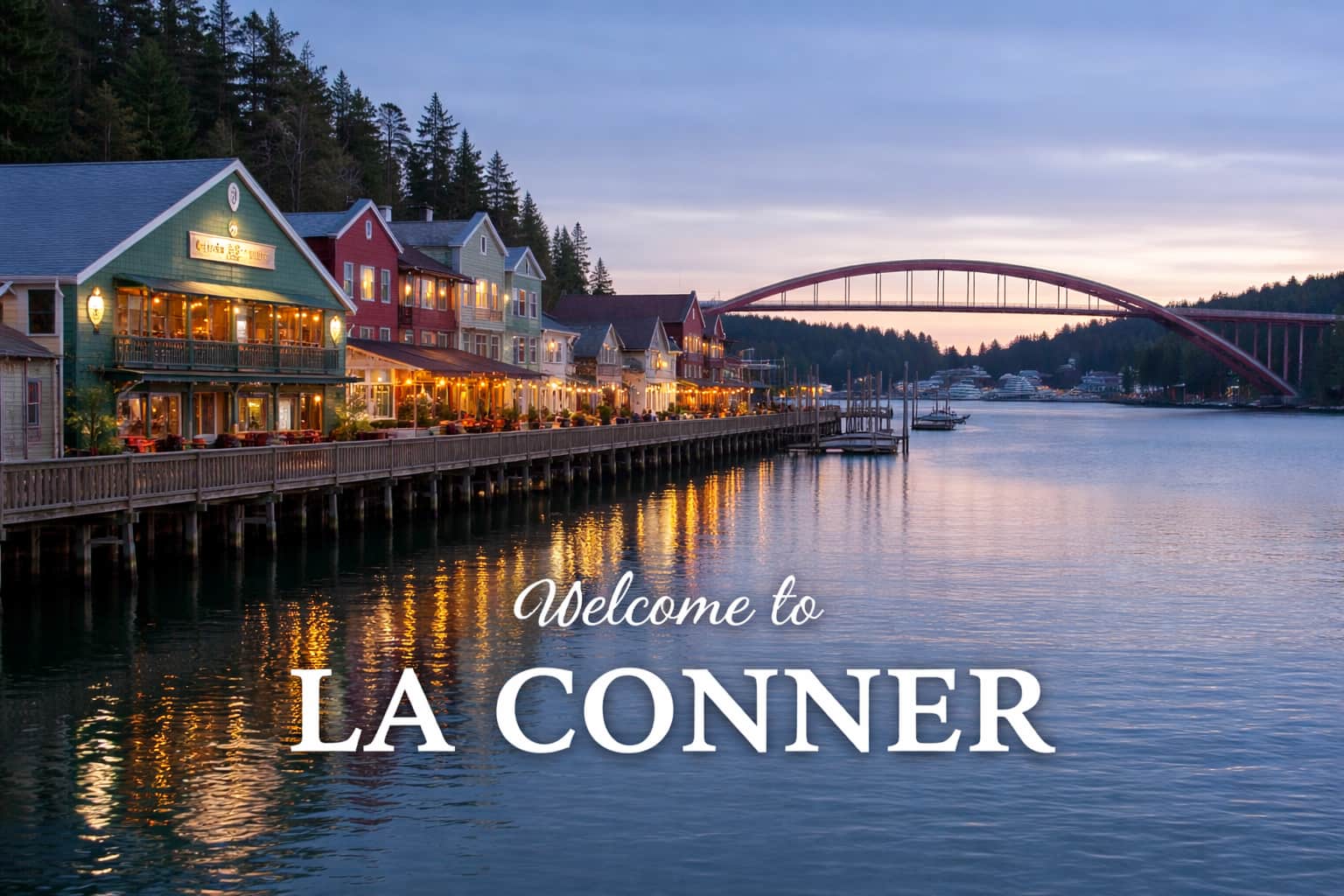 Located just minutes from the charming, historic town of La Conner.