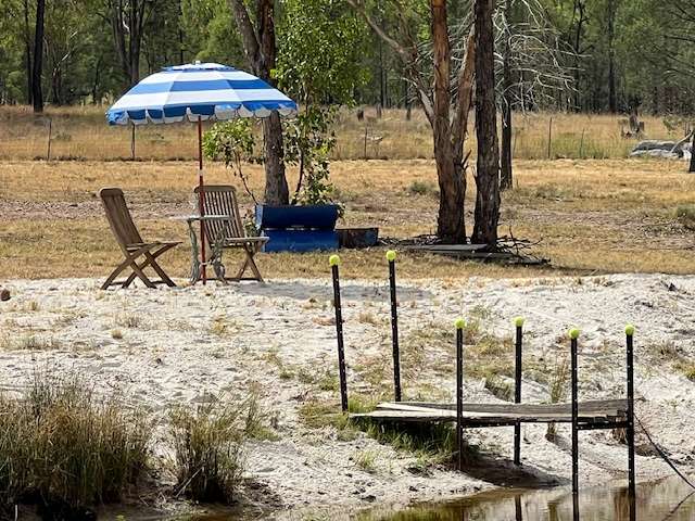 New and Improve Thane dam east. A bigger white sand beach. A Pier and a Pontoon