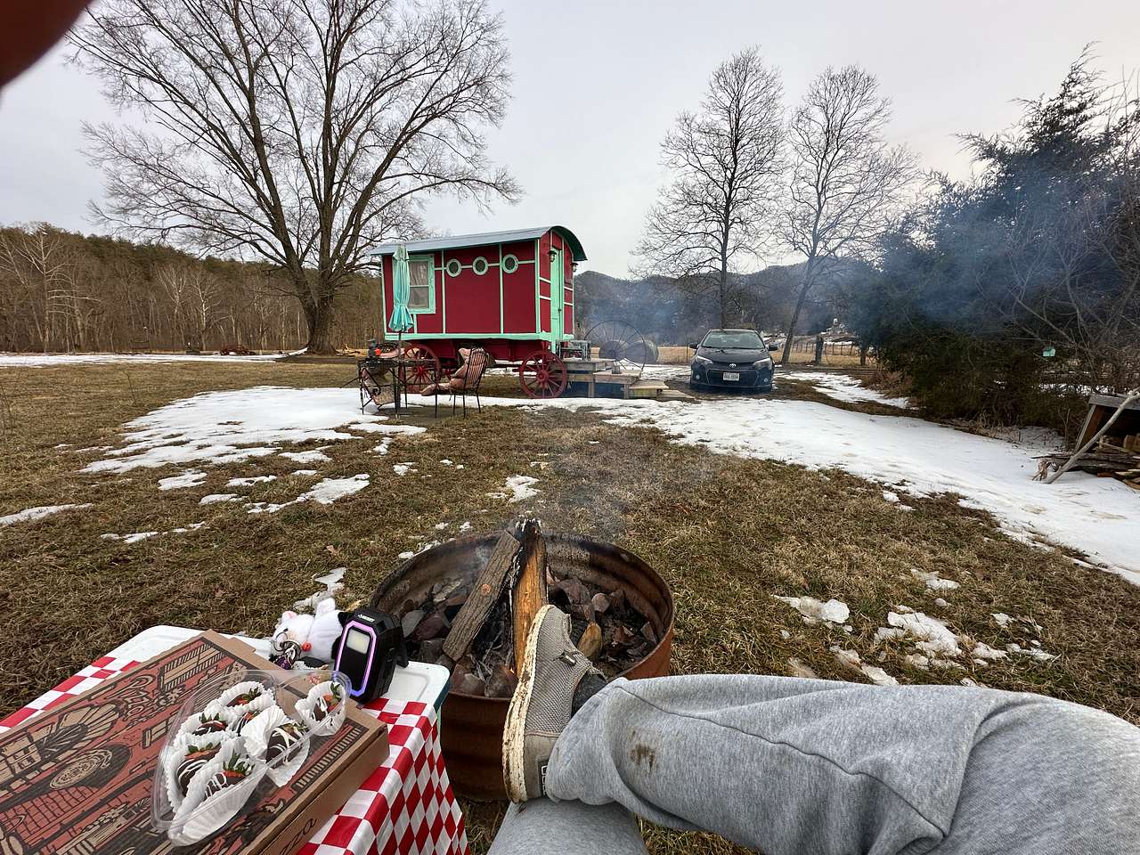 Camping at Lazy River Farm