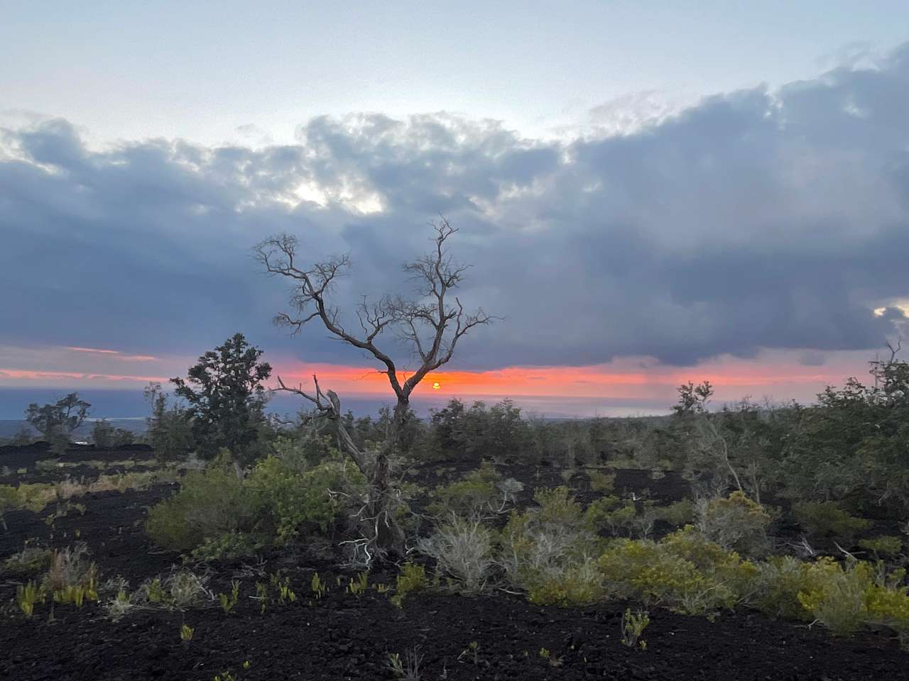 Sunset on Mars 
