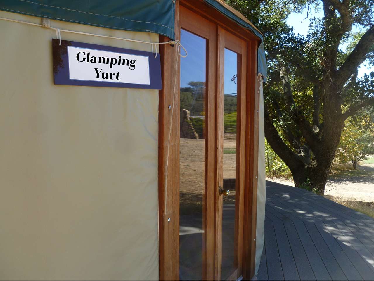 Our Glamping Yurt