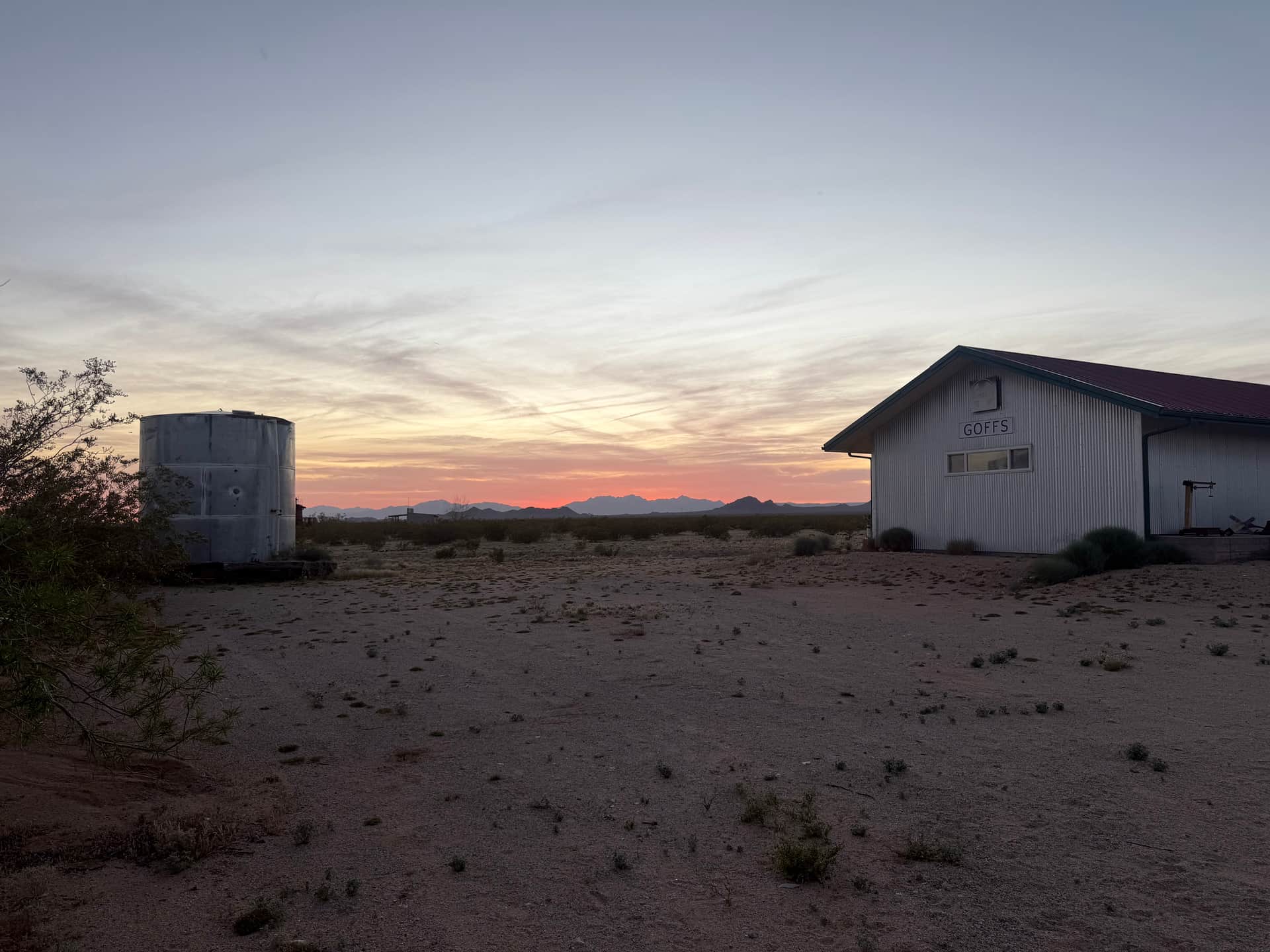 Desert sunset