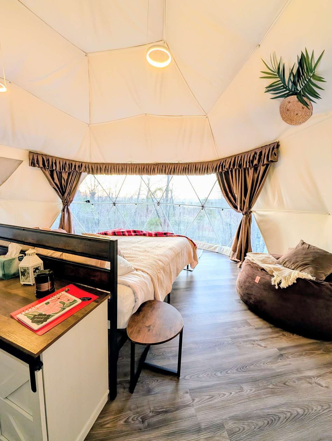 Skyline Glamping GeoDome - Hipcamp in Whitesboro, Oklahoma