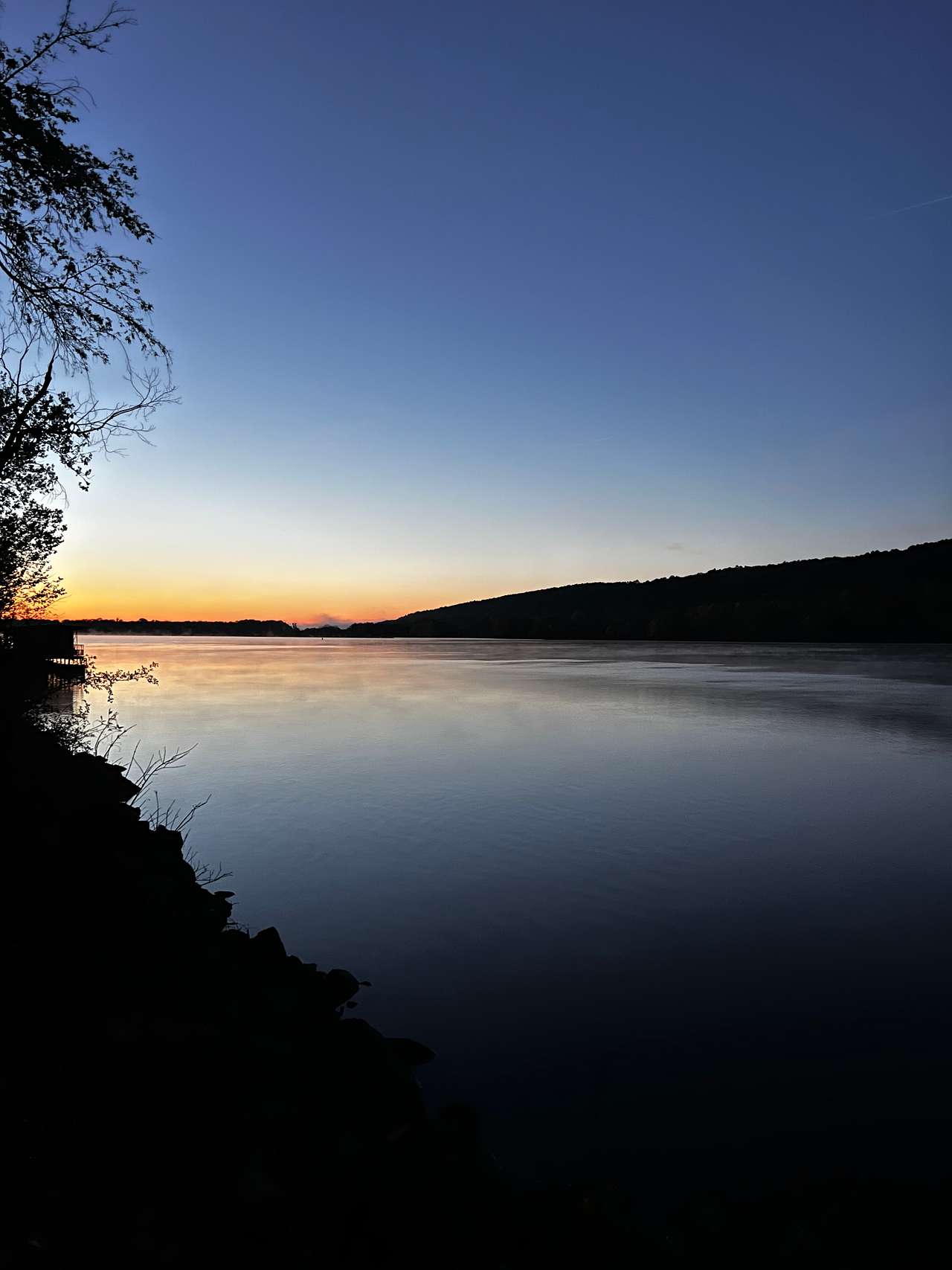 Sunrise over the river