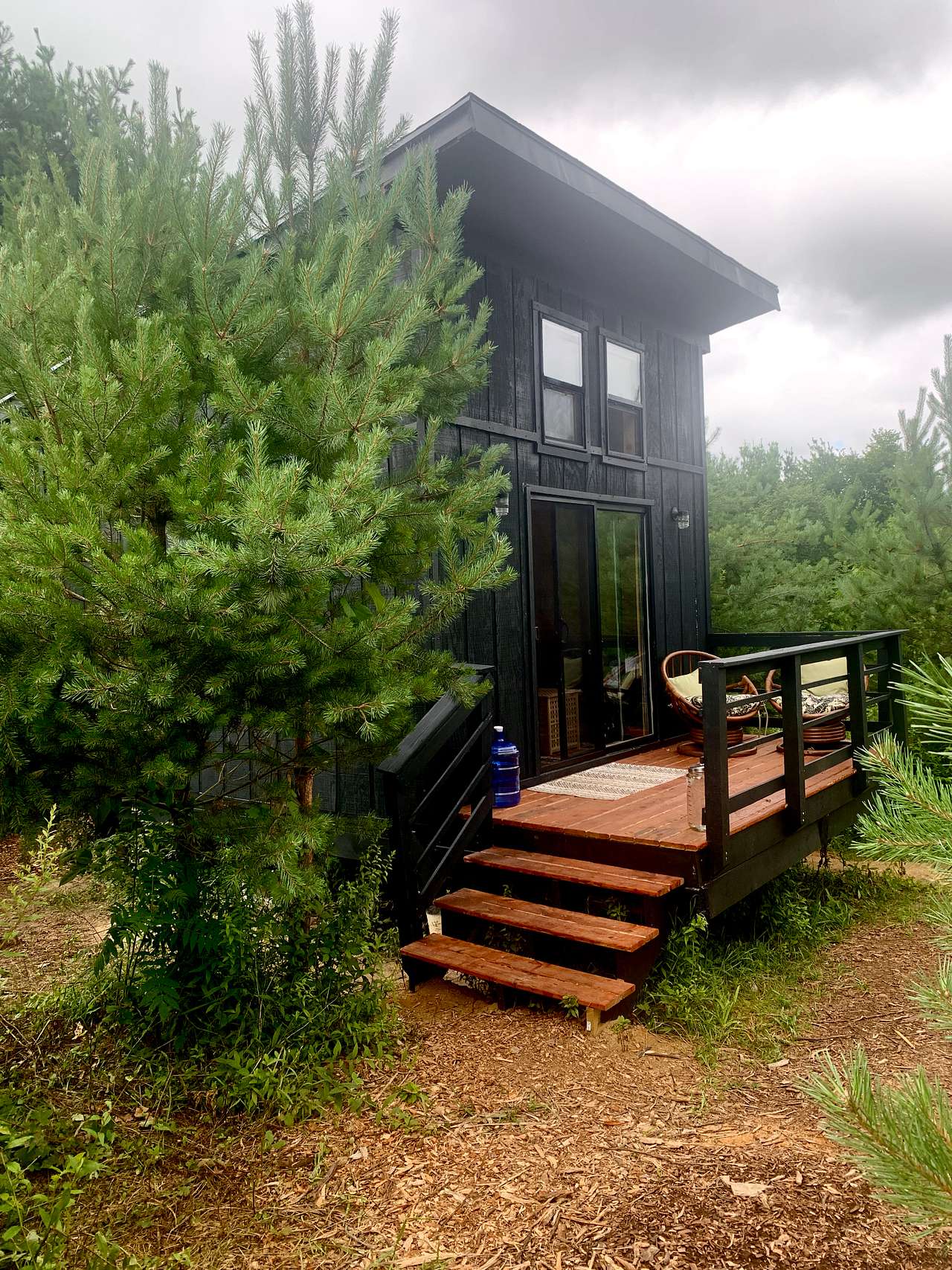 Glamping in a Tiny Cabin on a Farm