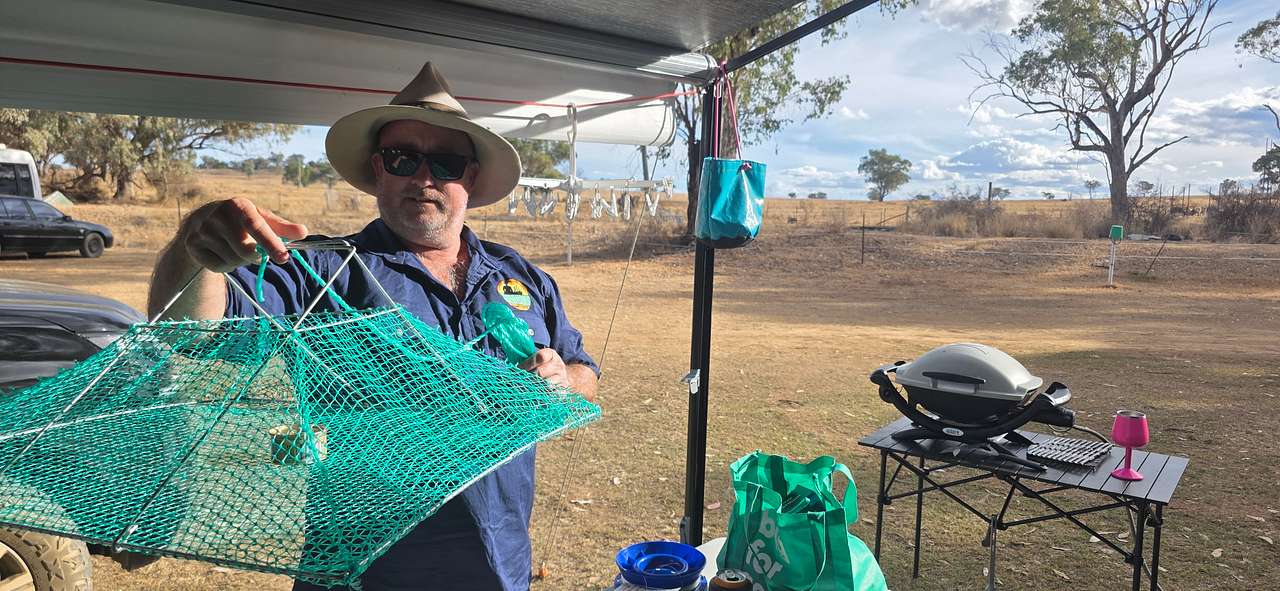 Caught 1 yabby in the dam!!