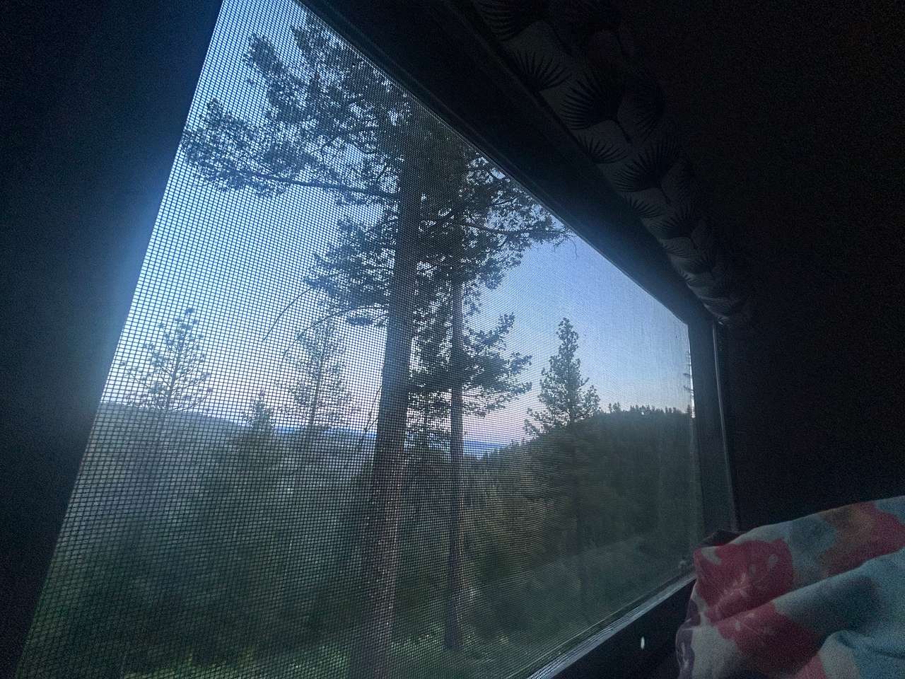 View from a very comfortable bed.