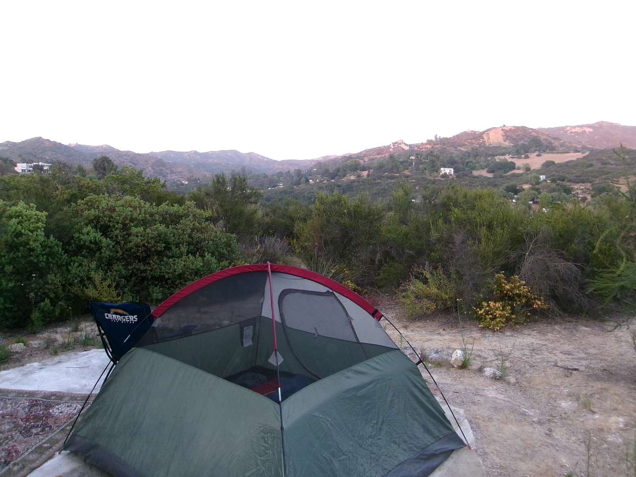 Tentsite Over Topanga