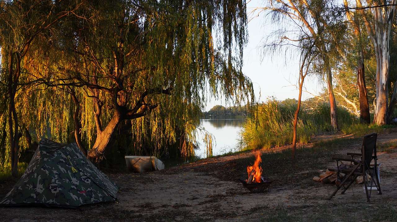Secluded exclusive river campsite