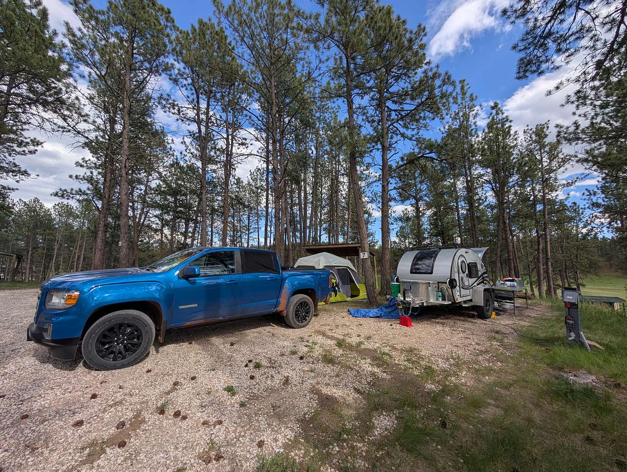 Site #7 spacious! 20/30 amp, water