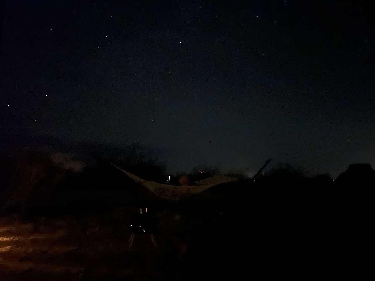 Beautiful clear night sky for stargazing 