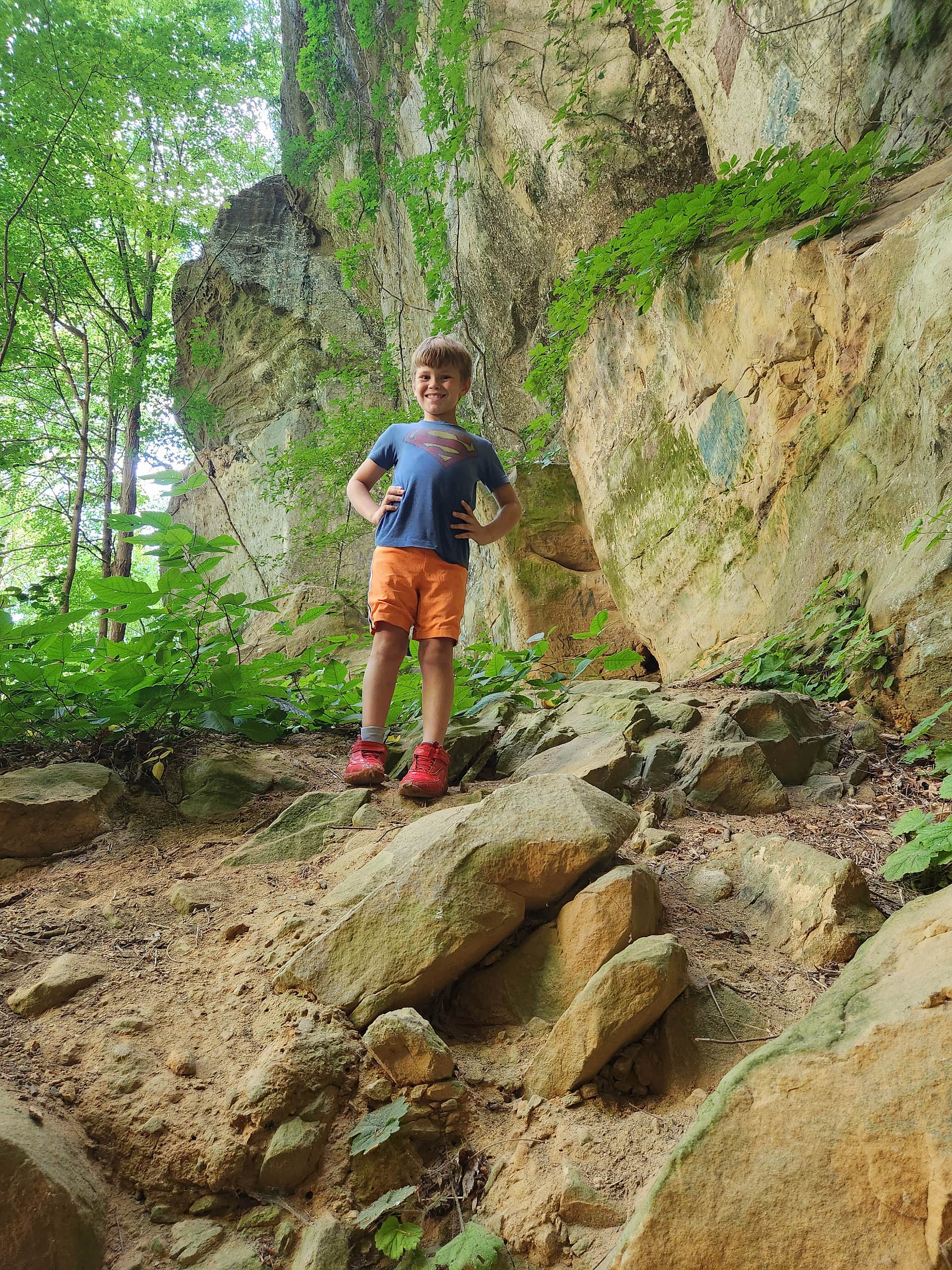 Hiking around tar springs