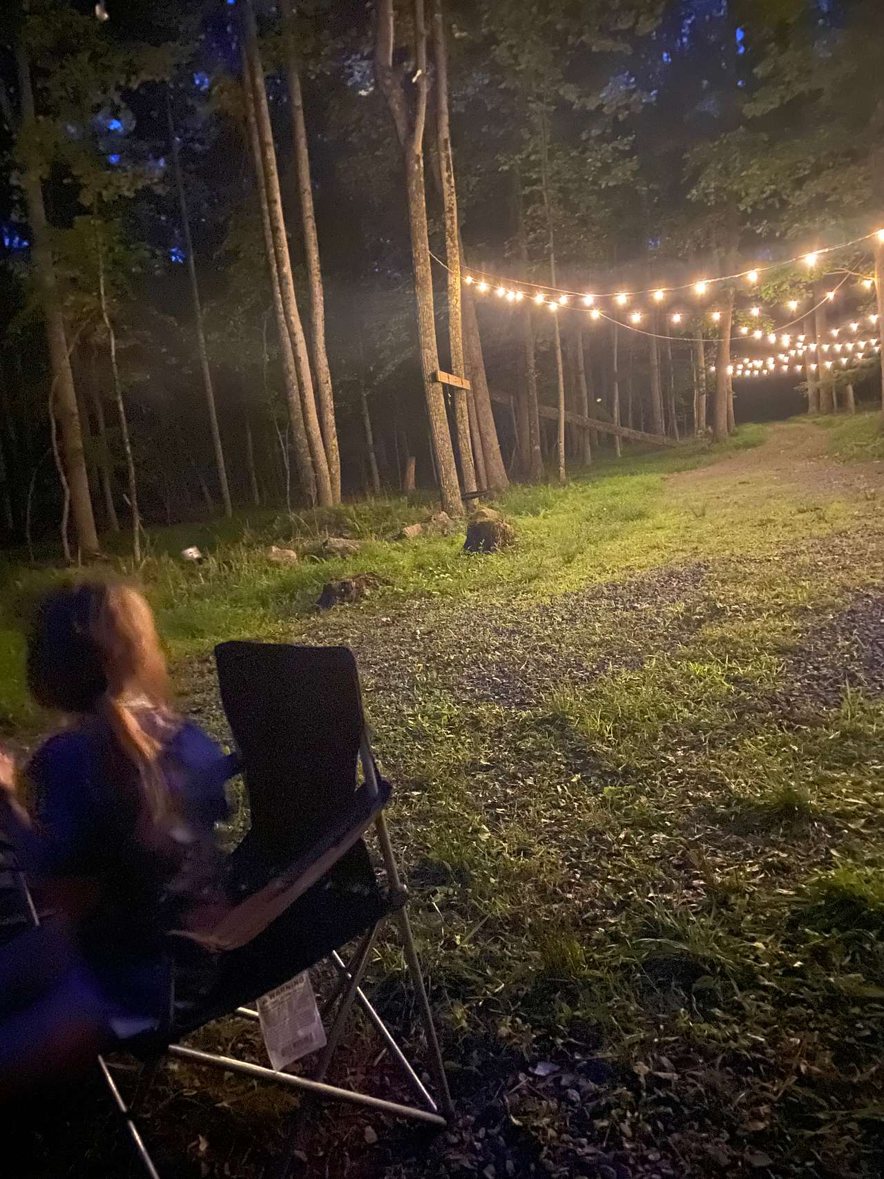 Night time around the fire