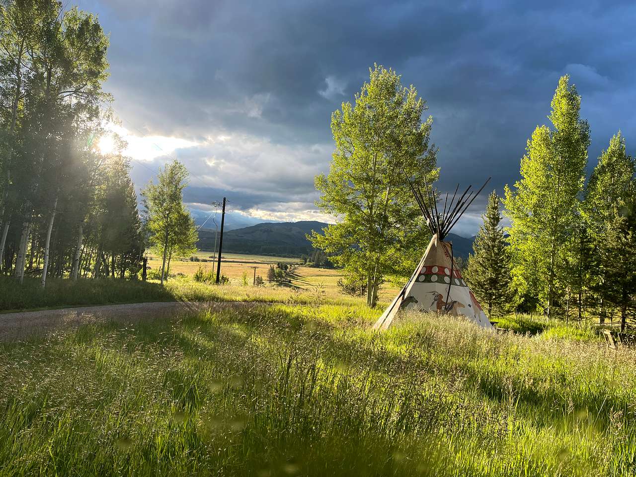 Teton Painted Tipi
