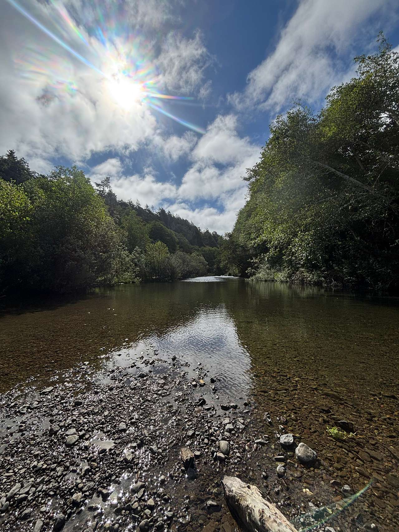 The river