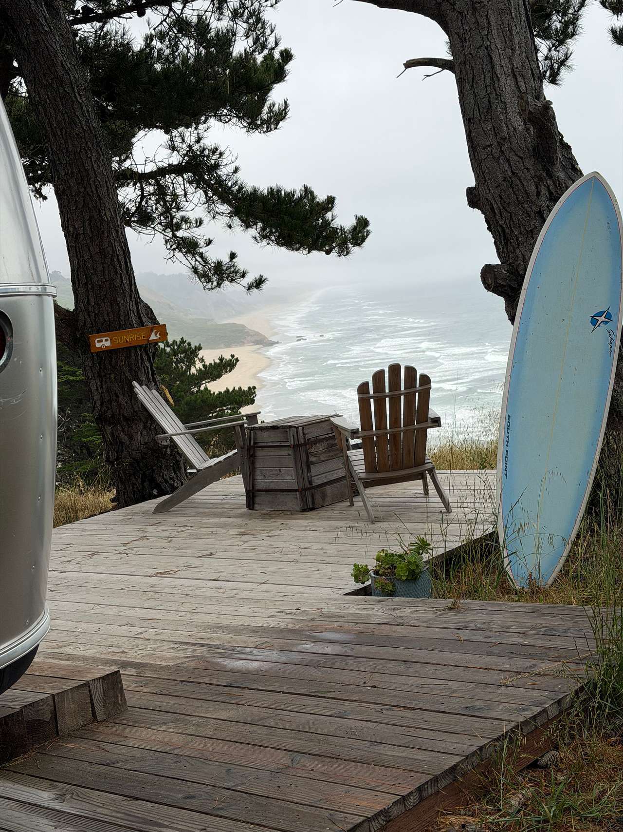 Tunitas Beach Overlook - Airstream