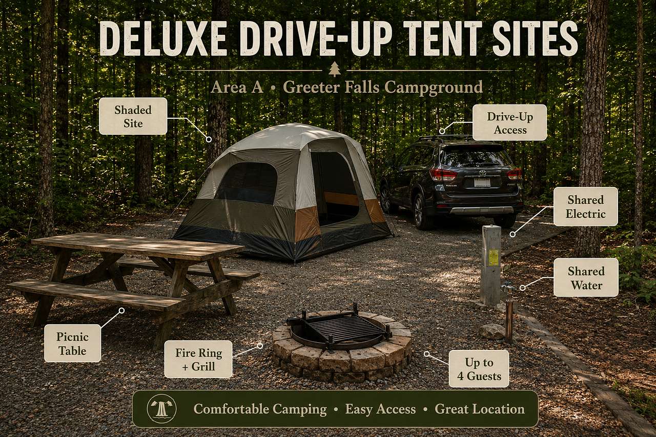 Greeter Falls Campground
