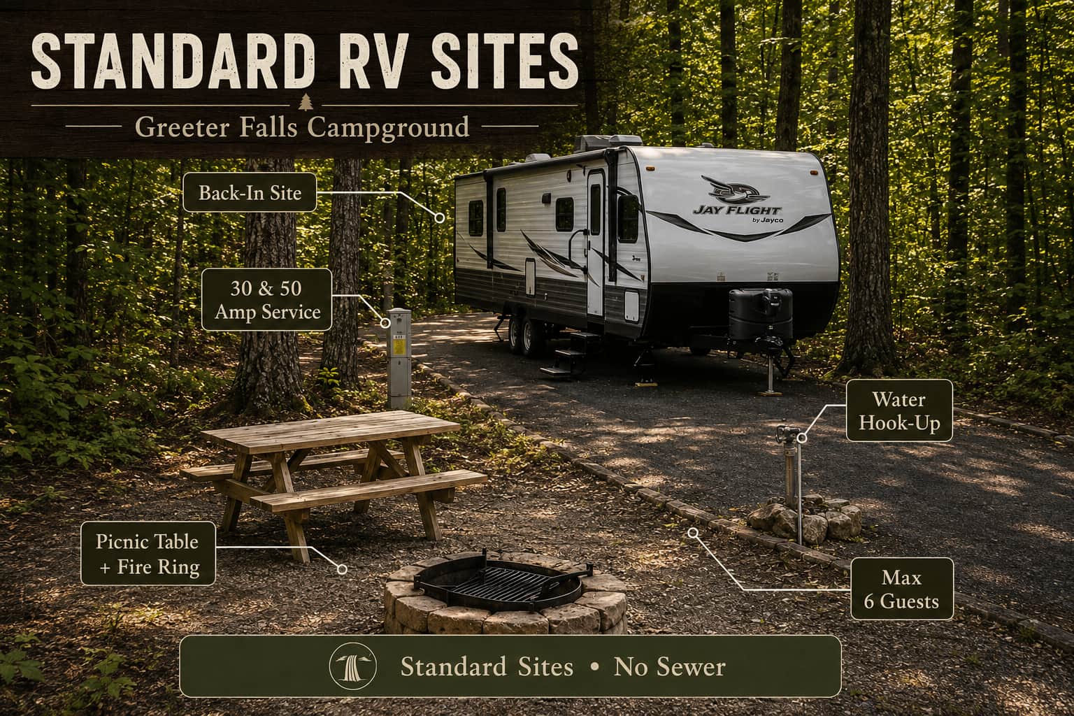Greeter Falls Campground