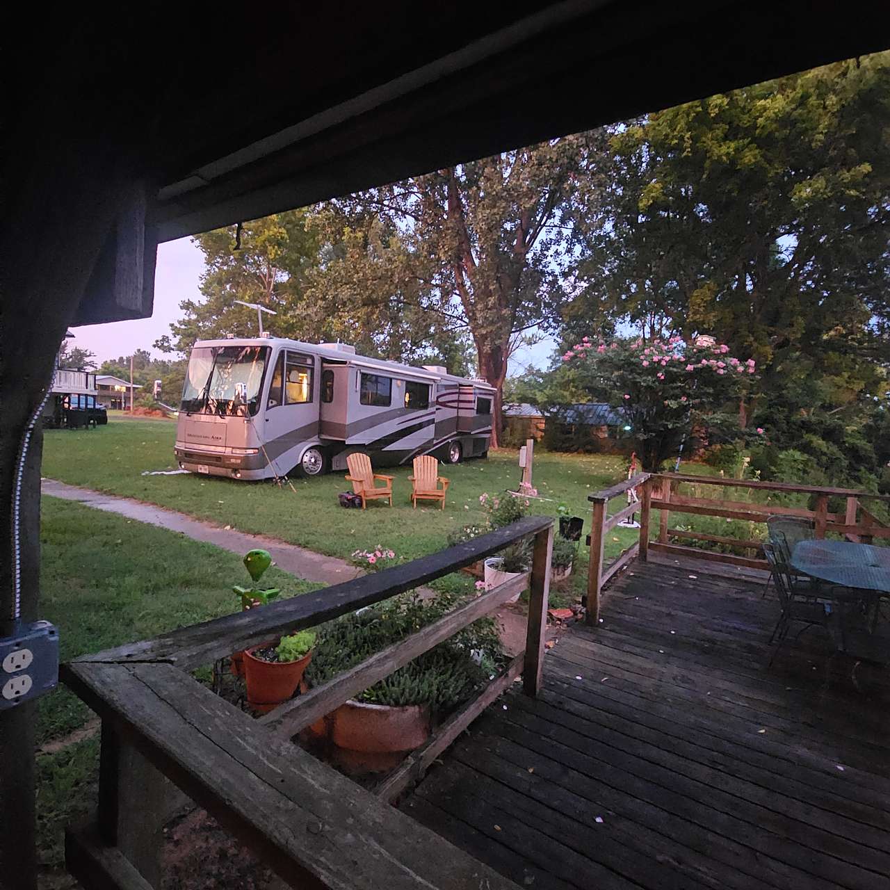 Private Arkansas Riverfront RV Site