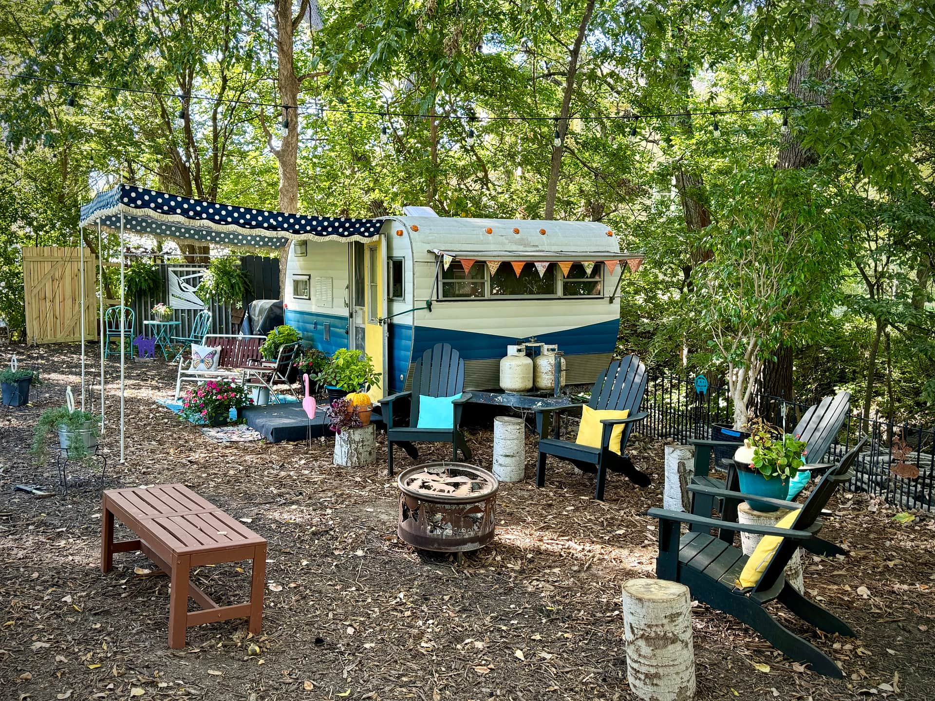 Retro Camper at Flourish Gardens