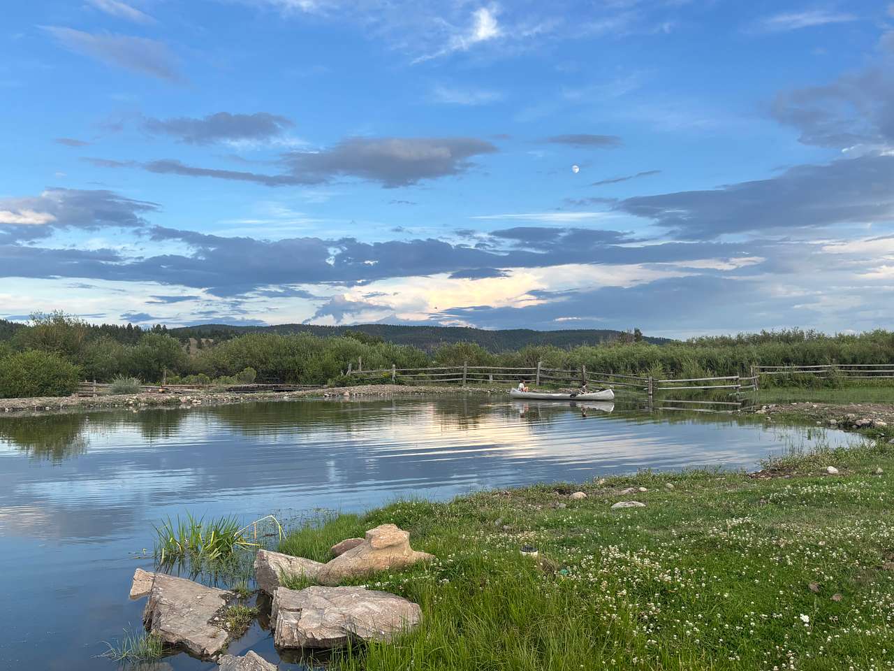 Creekside Glamping Tipis on Off-Grid, 70 Acre Working Ranch