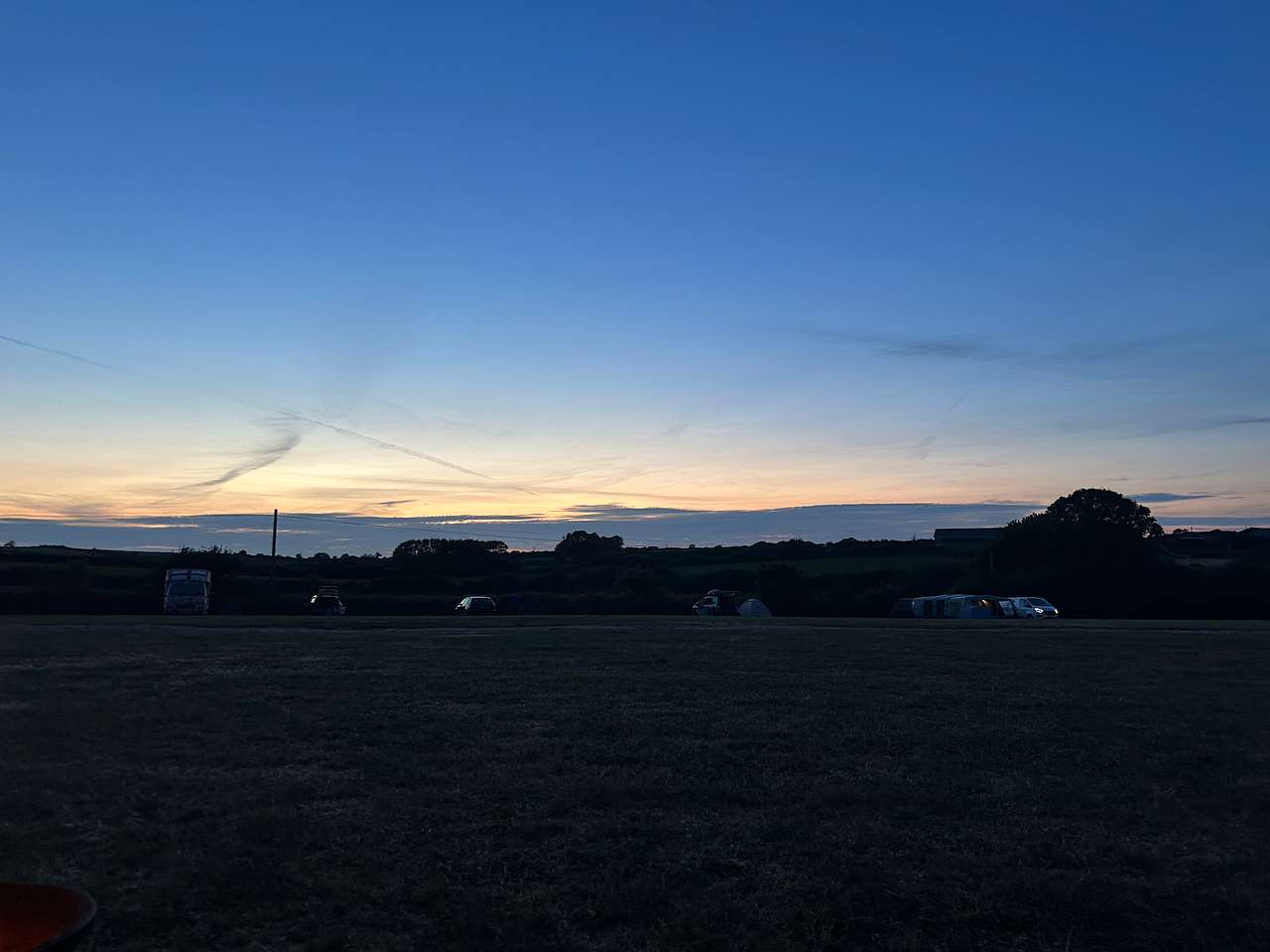 Nightlife at the campsite 