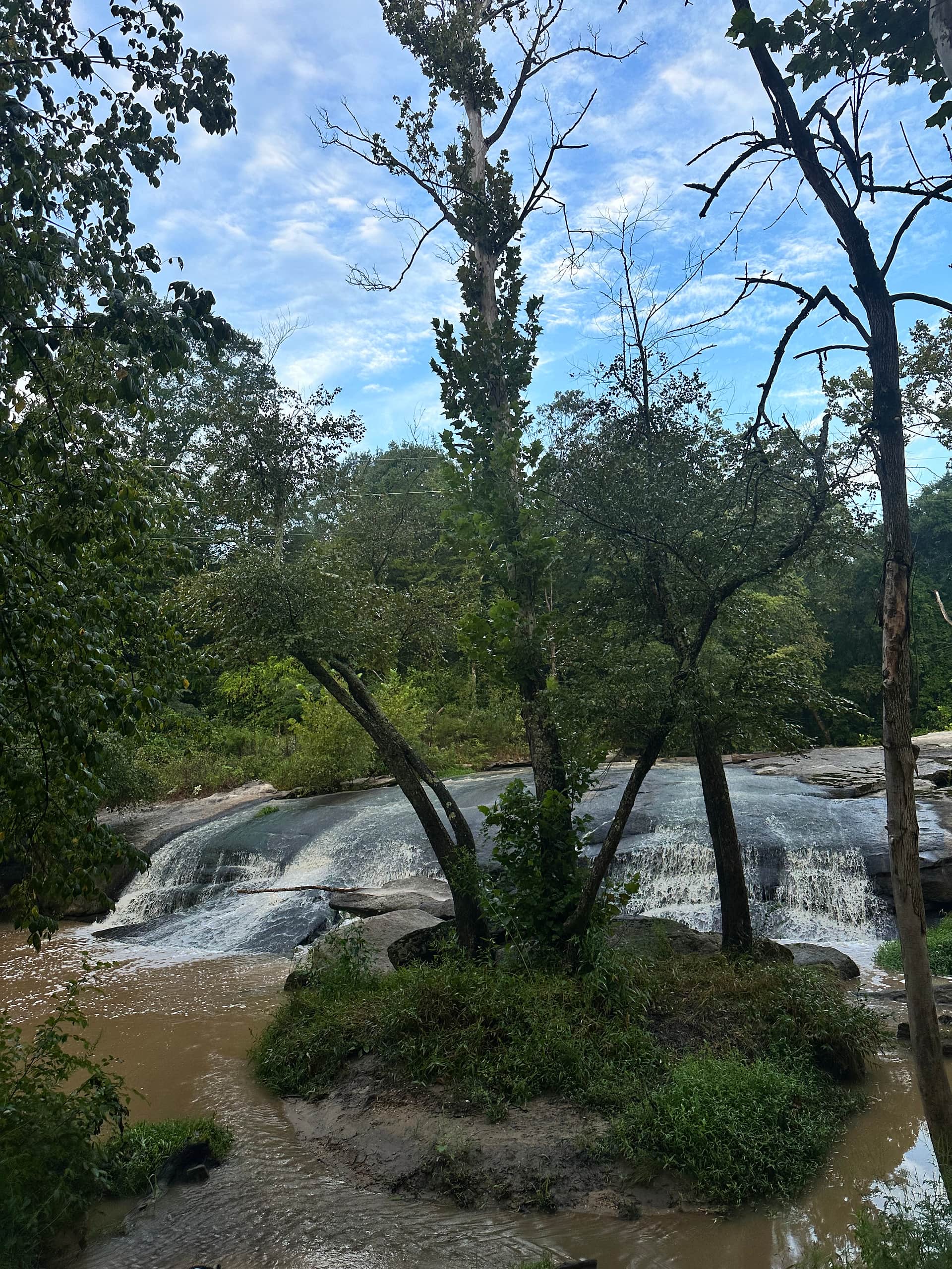 Waterfall camping close to CLT