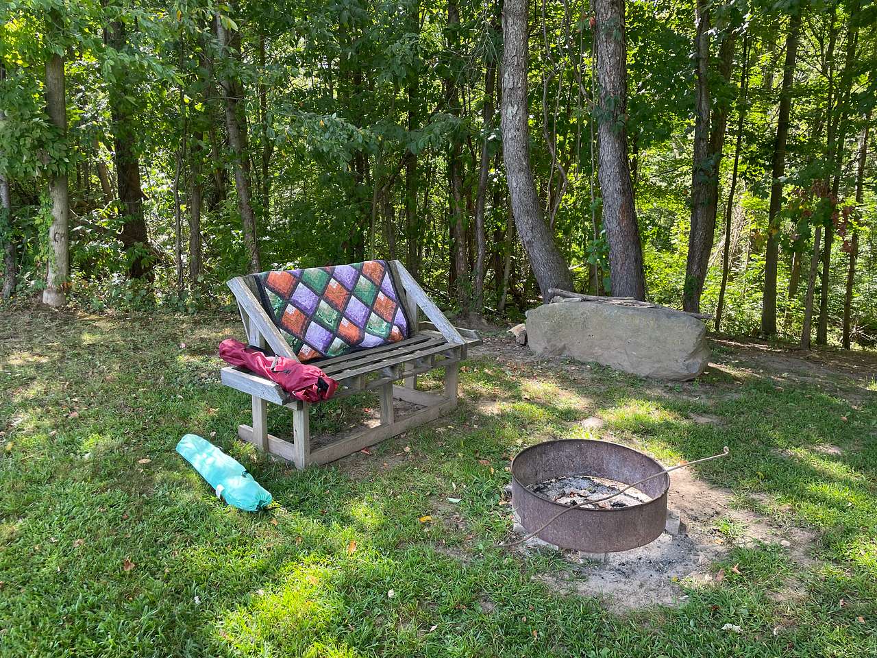 Spring lake retreat on the farm