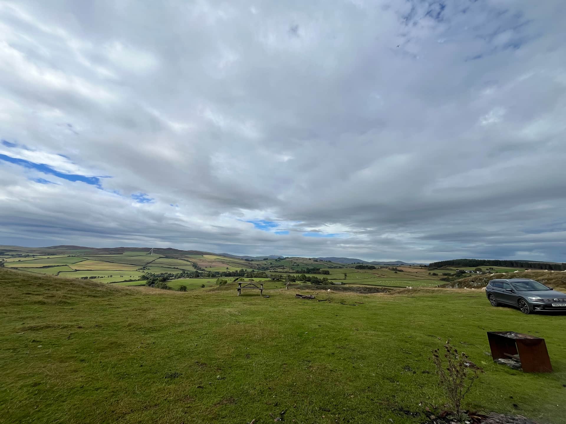 Mynydd Derwydd Wildcamping