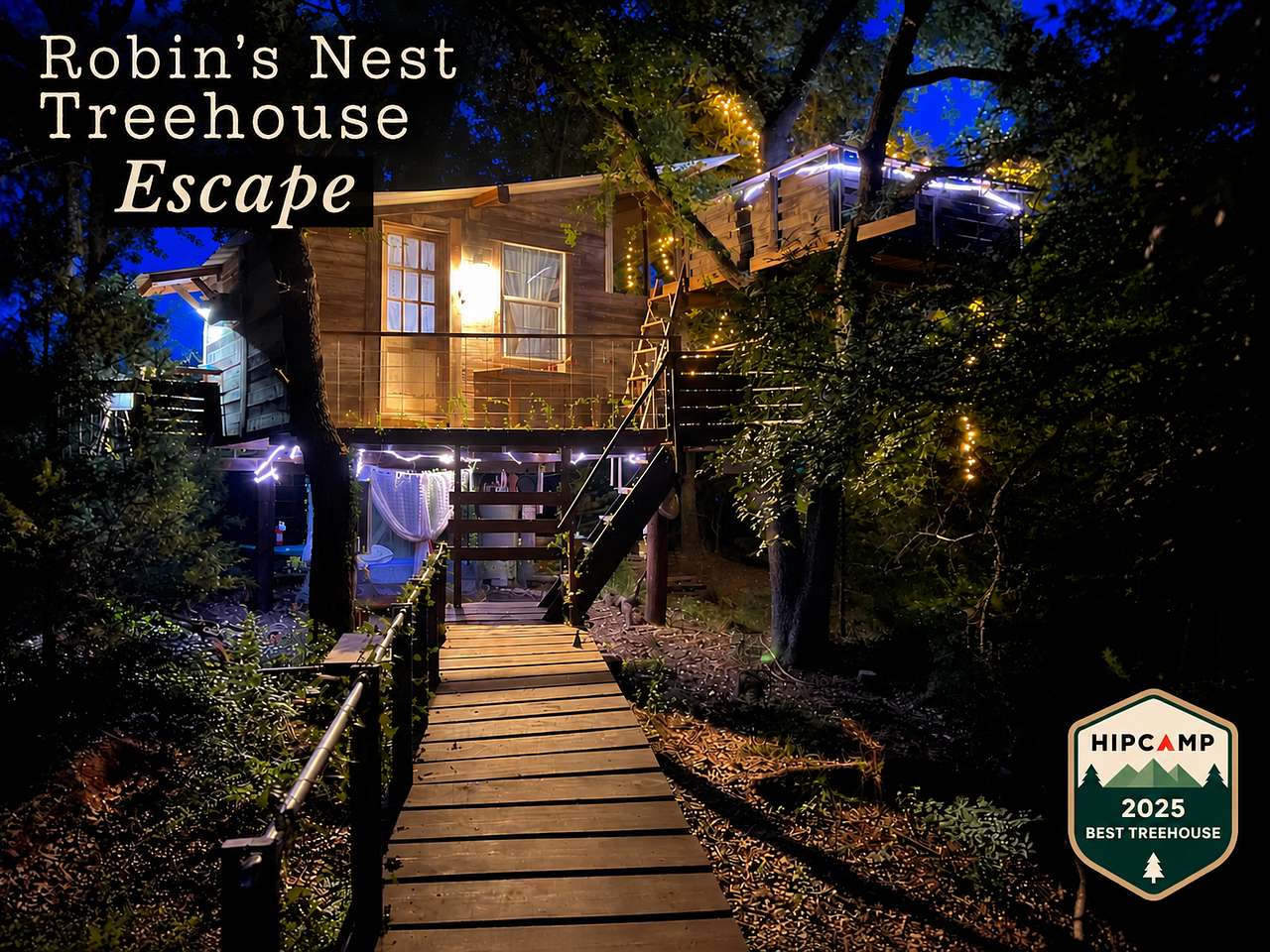 Robins Nest AReal Treehouse w/ac