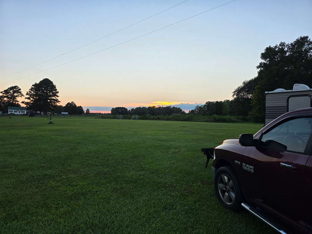 Sunset facing West