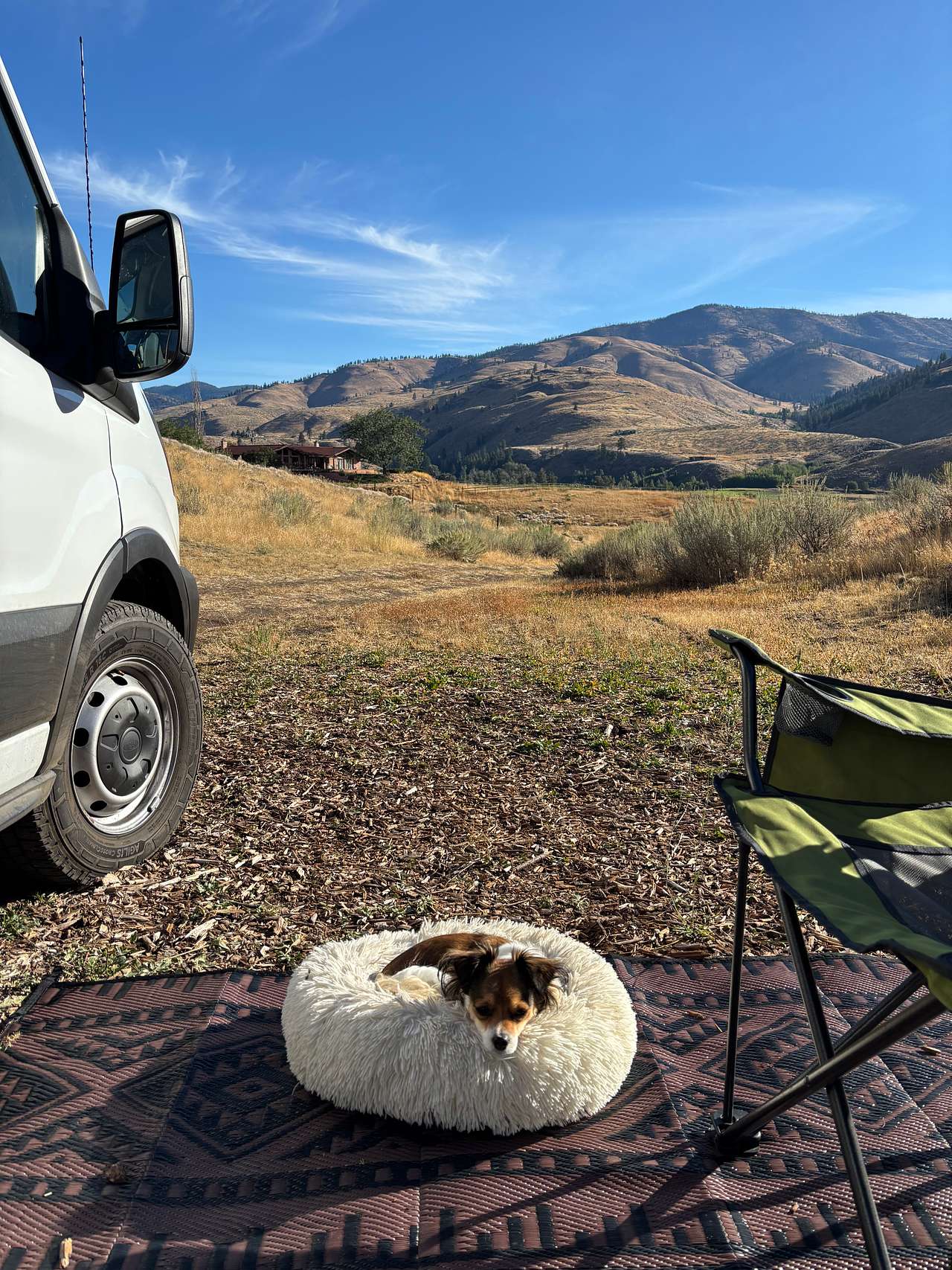 Secluded Hillside Camp
